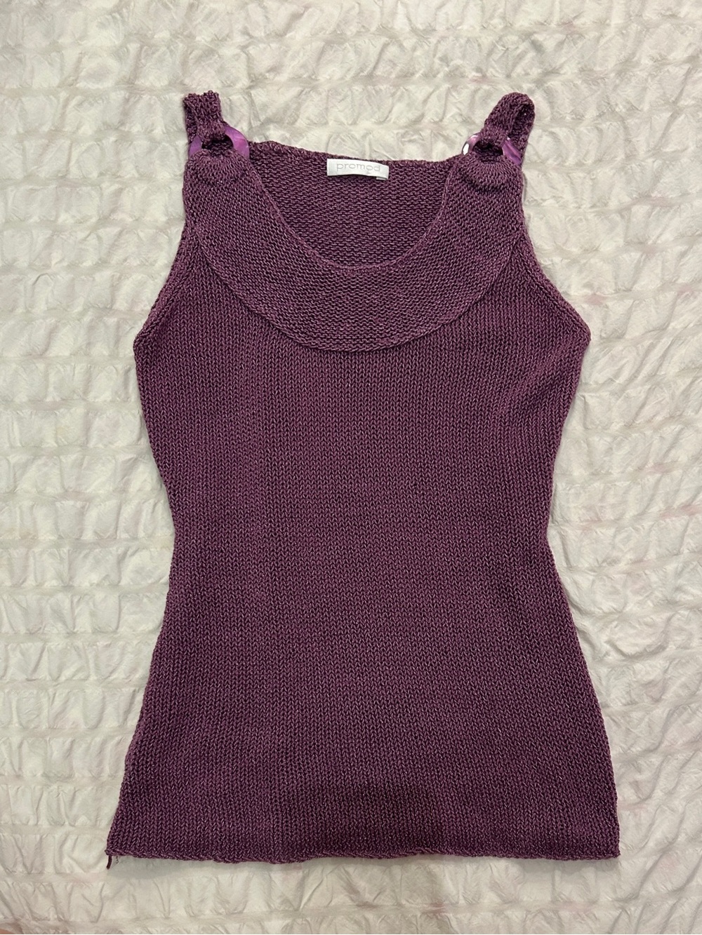 Plum Knit Tank Top